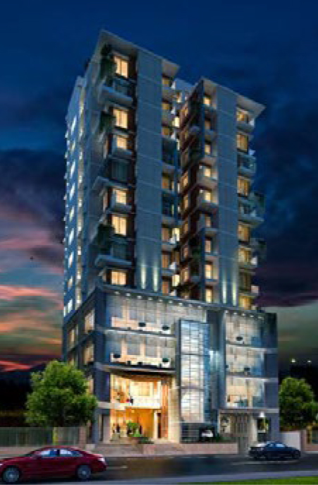 Project : JM Levante BRAND: Liftcore Address Jamalkhan, Chattogram. Floor: 14/14 (MRL) Speed :1.50m/s